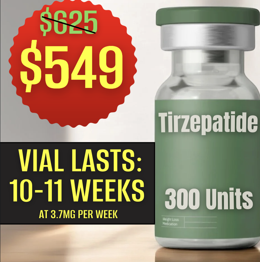 300 Units Tirzepatide (10-11 Weeks)
