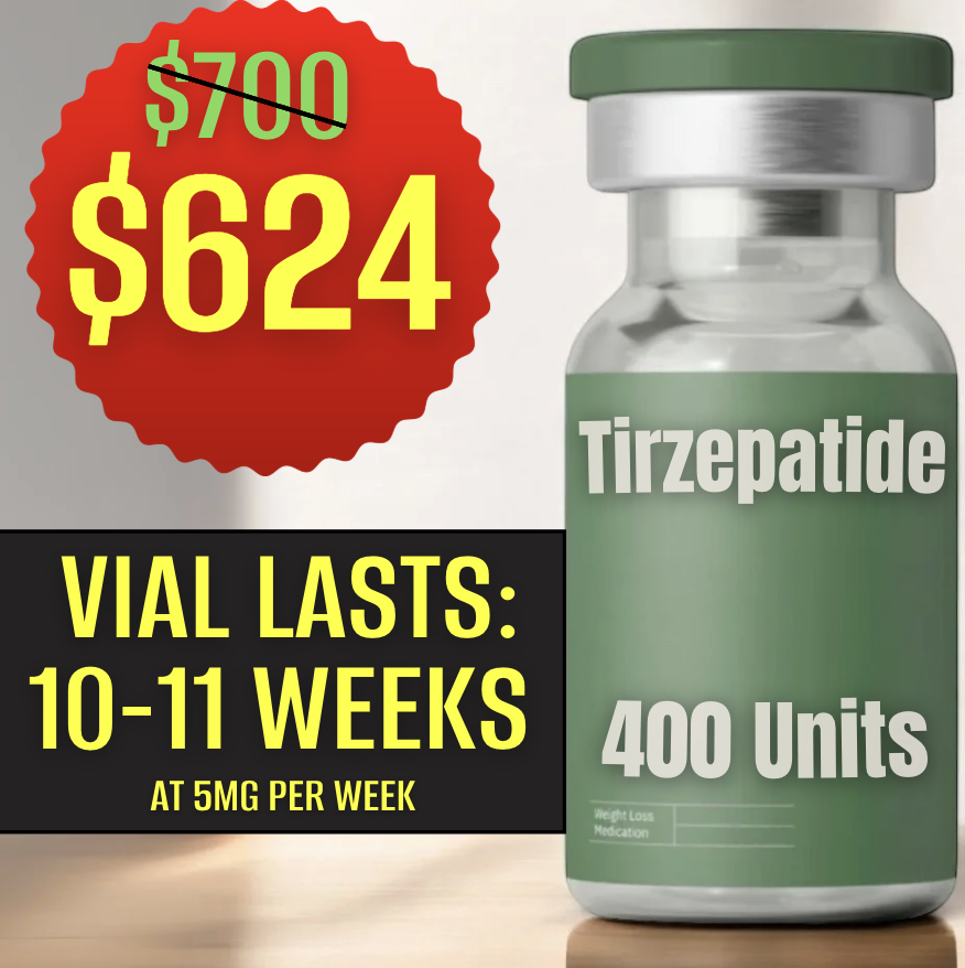 400 Units Tirzepatide (10-11 Weeks)