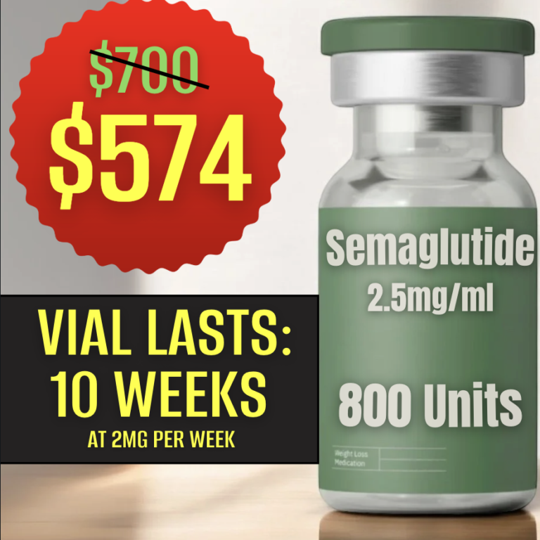 Semaglutide vial 2mg per week $399