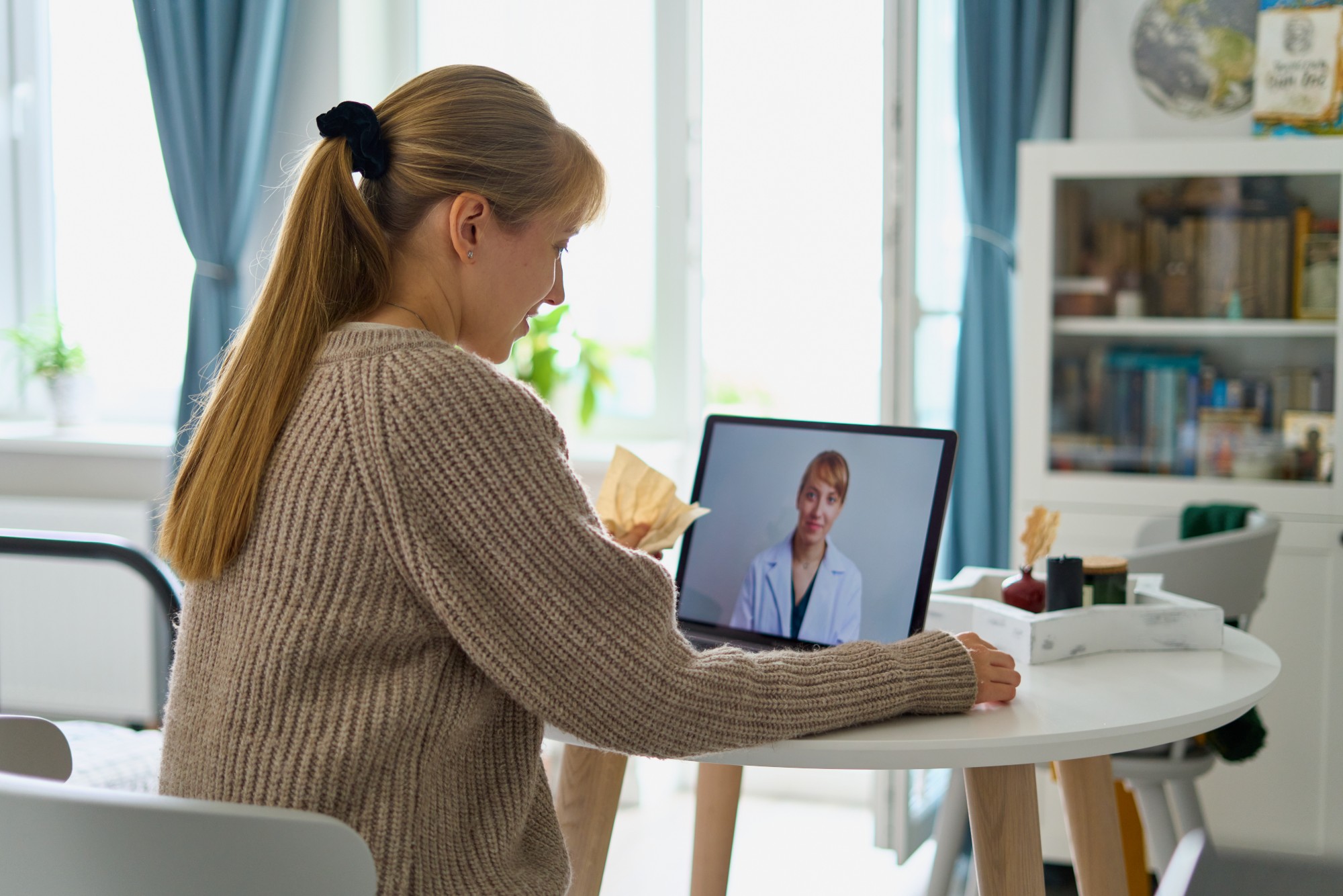 Online video consult with a provider